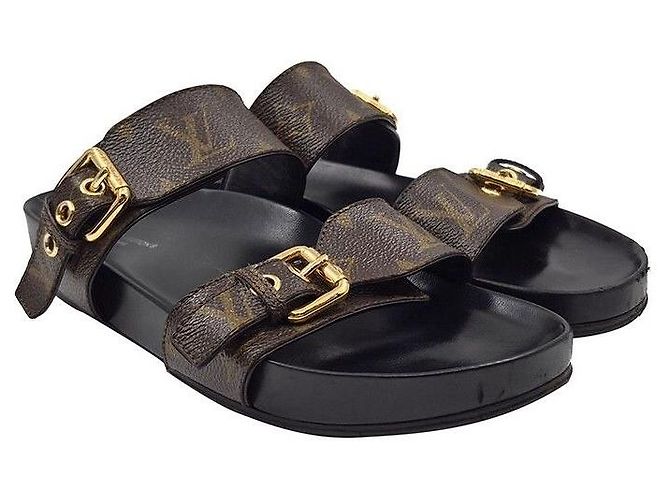 Louis Vuitton Monogram Flache Mules Mehrfarben - Ansicht 3