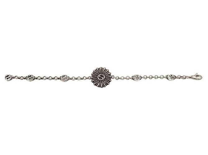 Gucci Bracciale in argento fiore - vista 2