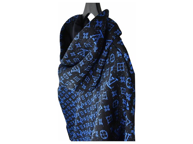 Louis Vuitton Kapuzenjacke mit Reißverschluss und Monogramm Schwarz - Ansicht 4