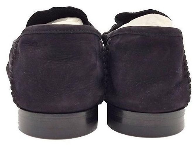 Gucci Mocassini in scamosciato con morsetto Nero - vista 4