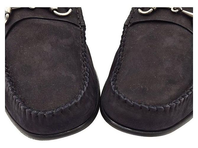 Gucci Mocassini in scamosciato con morsetto Nero - vista 6