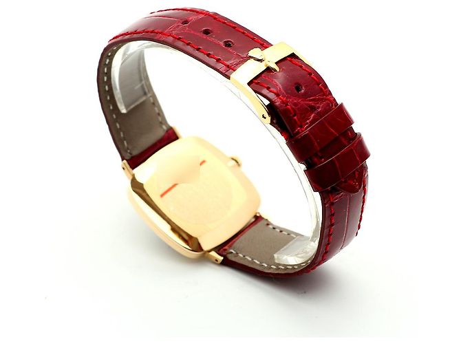 Rolex Orologio Cellini Cellini da uomo in pelle Oro Borgogna Rosso Ombré Manuale - vista 17