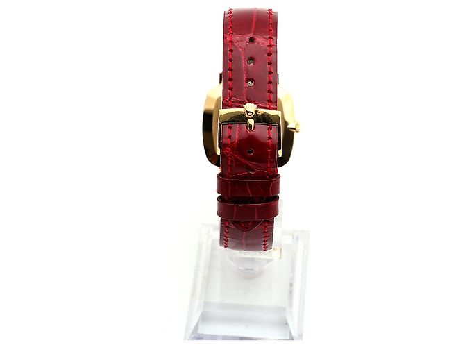 Rolex Orologio Cellini Cellini da uomo in pelle Oro Borgogna Rosso Ombré Manuale - vista 5