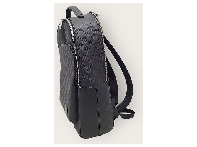 Louis Vuitton Zaino Avenue in pelle Damier Infini nero - vista 2