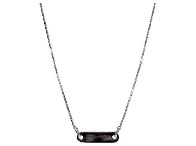 Dior Schwarz plattierte Silberkette - Ansicht 2