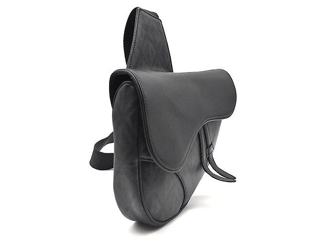 Saddle Dior Borsa Sella CD Diamond Nero - vista 2