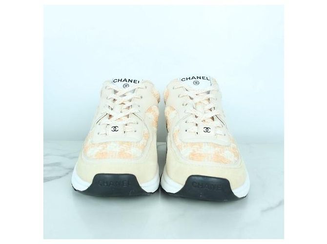 2.55 Chanel Tweed-Sneaker Orange - Ansicht 5