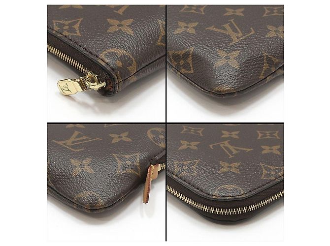 Louis Vuitton Clutch Monogram Etoile Voyage MM Marrone - vista 13