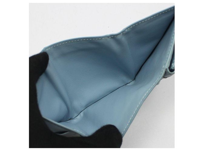 Bottega Veneta Cartera Intrecciato Azul - vista 10