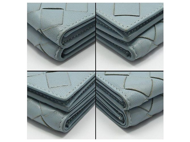 Bottega Veneta Cartera Intrecciato Azul - vista 12