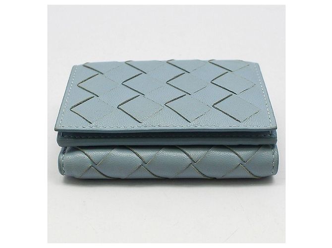 Bottega Veneta Cartera Intrecciato Azul - vista 5