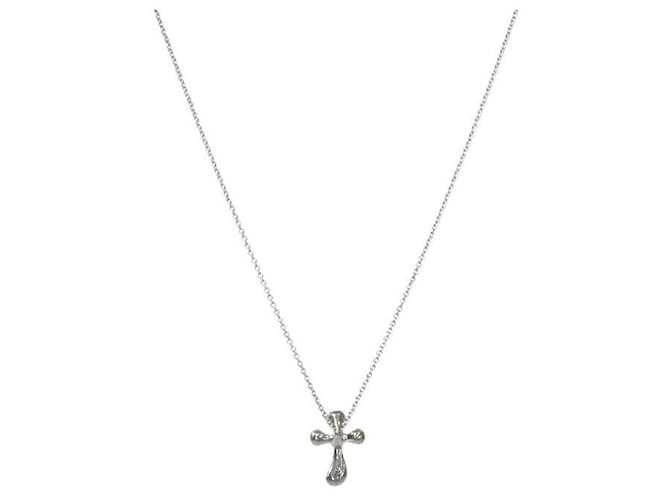 Tiffany & Co Collana con Croce in Argento - vista 2