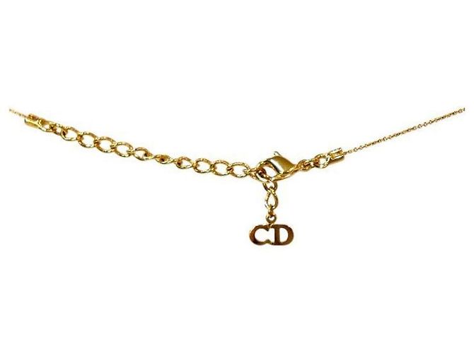 Dior Vertikales Gold-Halskette Golden - Ansicht 3