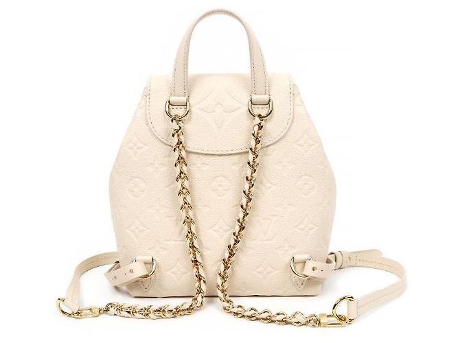 Louis Vuitton Rucksack in Cremefarbe Weiß - Ansicht 3