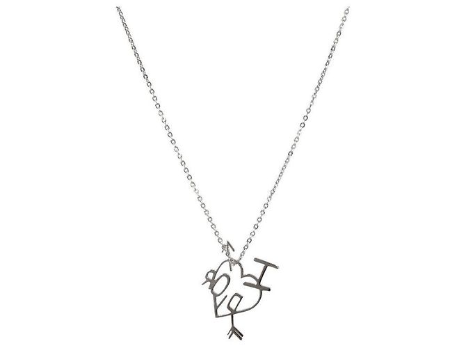 Dior Cupid Heart Silberkette - Ansicht 2