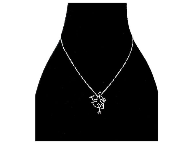 Dior Cupid Heart Silberkette - Ansicht 5