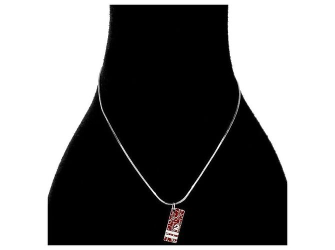 Dior Colar Red Trotter Silver - vista 5
