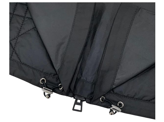 Dior Falda acolchada Christian Cannage Negro - vista 4