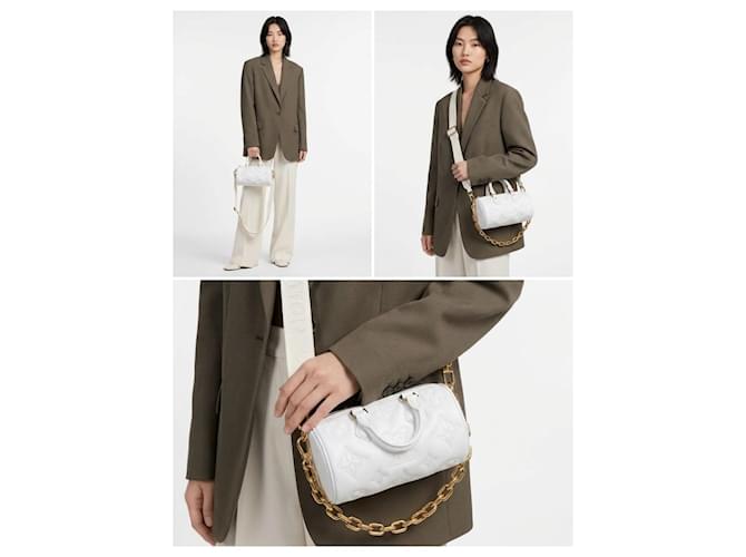 Louis Vuitton Mini Monogram Bubblegram Papillon Tote Bag Weiß - Ansicht 5