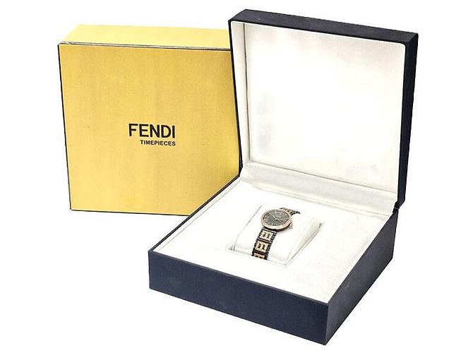 Fendi Diamant-Kombinationsuhr Schwarz - Ansicht 8