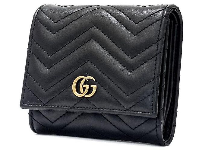 Gucci Cartera Marmont Chevron - vista 2