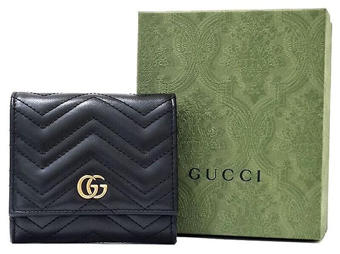Gucci Cartera Marmont Chevron - vista 6