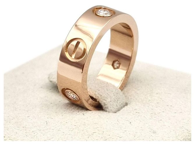 Cartier Love Ring mit Diamanten Pink - Ansicht 4