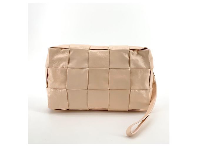 Bottega Veneta Pochette con tracolla da viaggio Intrecciato Arancione - vista 2