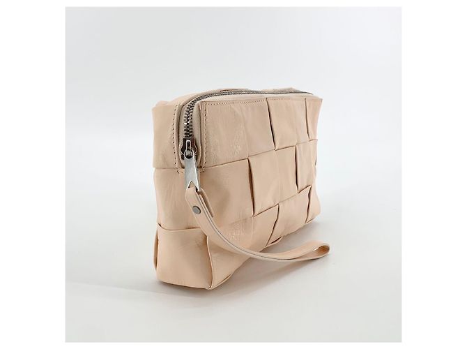 Bottega Veneta Pochette con tracolla da viaggio Intrecciato Arancione - vista 4