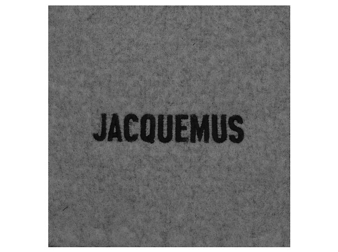 Jacquemus Sciarpa in alpaca con frange sfumate Marrone - vista 7