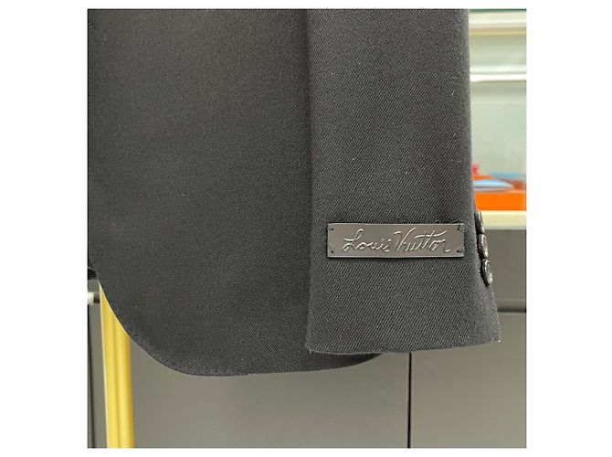 Louis Vuitton Completo Pont Neuf in cashmere nero - vista 4