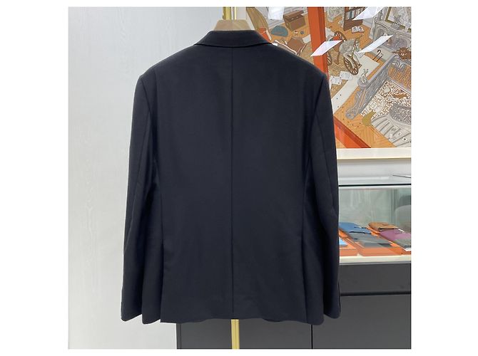 Louis Vuitton Completo Pont Neuf in cashmere nero - vista 6