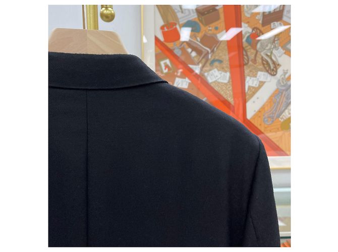 Louis Vuitton Completo Pont Neuf in cashmere nero - vista 7