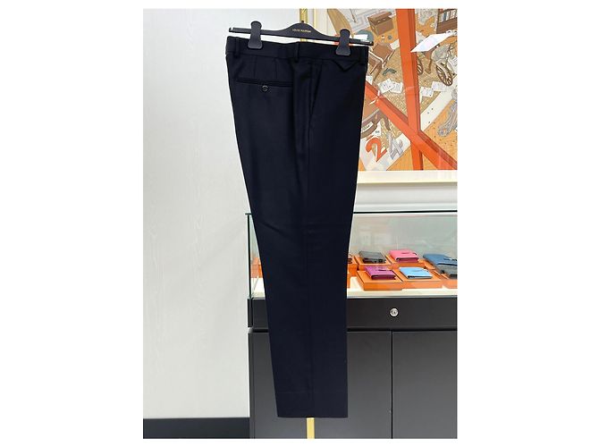 Louis Vuitton Completo Pont Neuf in cashmere nero - vista 8