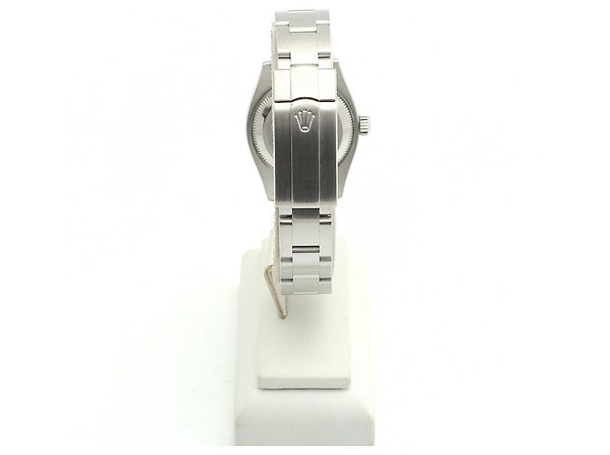 Rolex Oyster Perpetual Pink Index Damenuhr aus Stahl - Ansicht 6