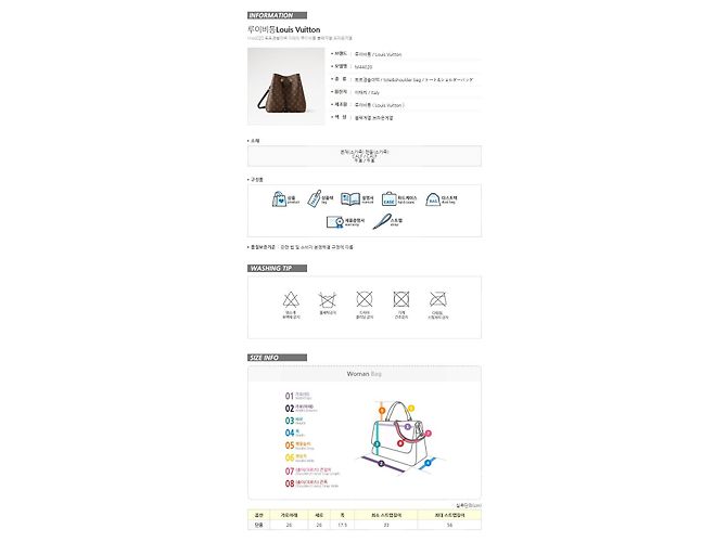 Néonoé Louis Vuitton Borsa a Spalla NeoNoe MM Monogram Nero - vista 17