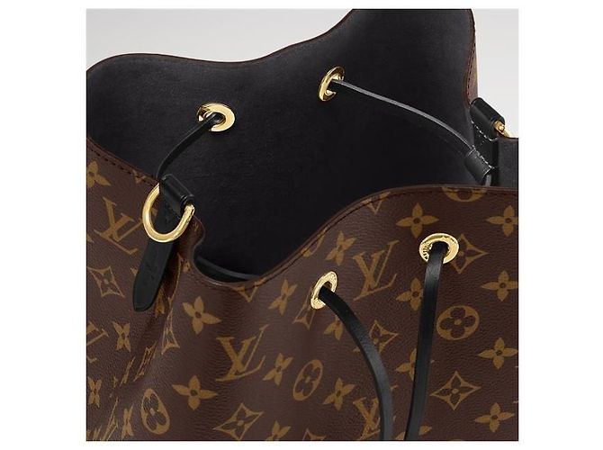 Néonoé Louis Vuitton Borsa a Spalla NeoNoe MM Monogram Nero - vista 7
