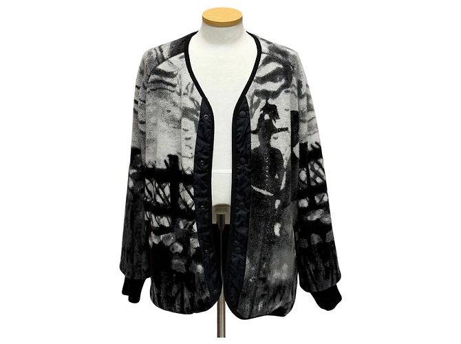 Dior Peter Doig Wool Waist Jacket Button-Down Fleece Jacket Multiple colors - view 2