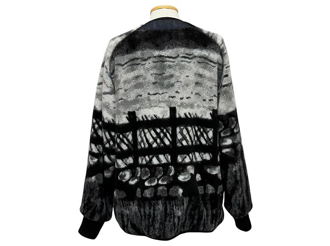 Dior Peter Doig Wool Waist Jacket Button-Down Fleece Jacket Multiple colors - view 3