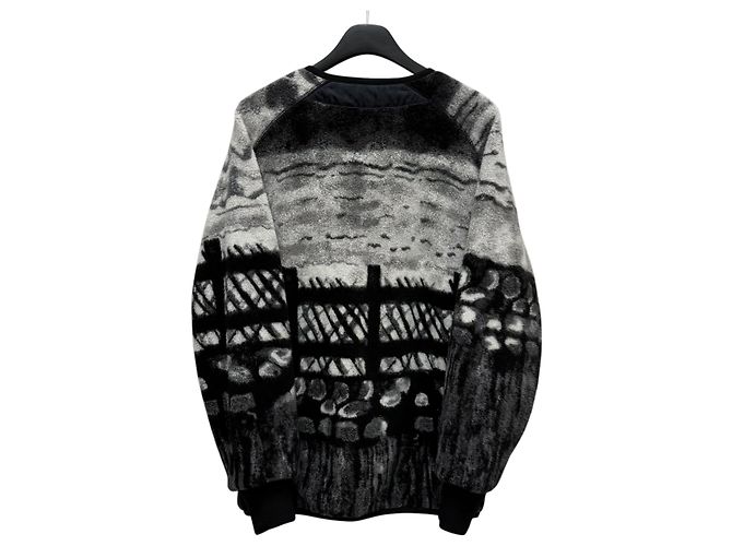 Dior Peter Doig Wool Waist Jacket Button-Down Fleece Jacket Multiple colors - view 5