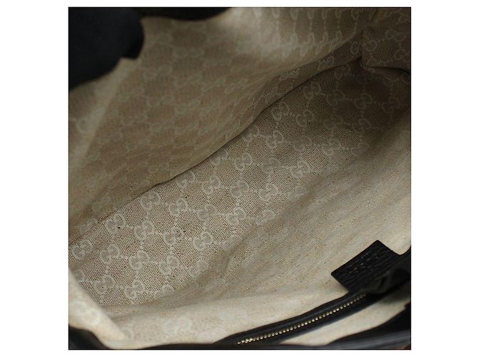 Gucci Borsa Tote Diana in pelle nera con manico in bambù Nero - vista 10