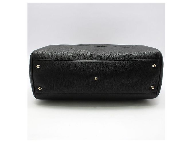 Gucci Borsa Tote Diana in pelle nera con manico in bambù Nero - vista 5