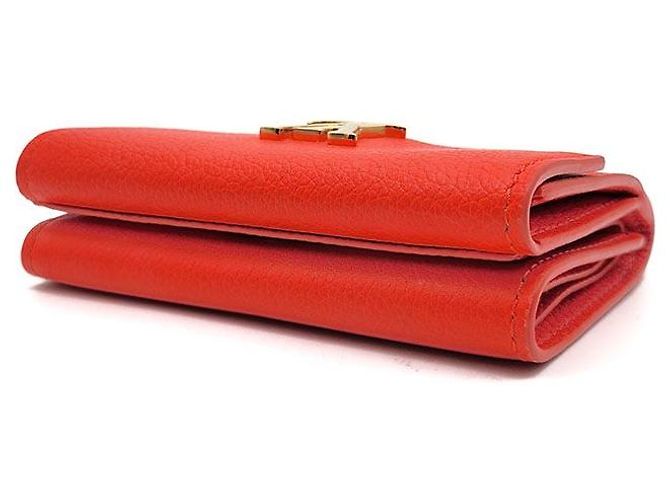 Louis Vuitton Cartera Mini Lockme Roja - vista 4