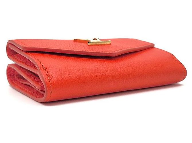 Louis Vuitton Cartera Mini Lockme Roja - vista 5