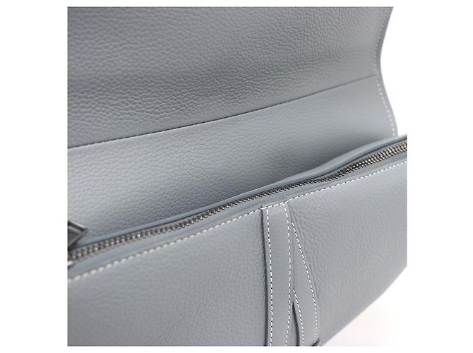 Dior Borsa a tracolla saddle in pelle di vitello granulata Blu - vista 14