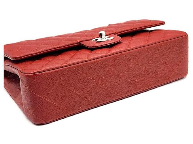 Chanel Caviar Classic Medium Rosso - vista 7