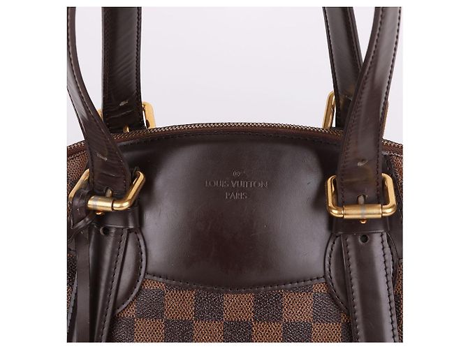 Louis Vuitton Borsa a tracolla Verona MM Damier da donna Marrone - vista 2