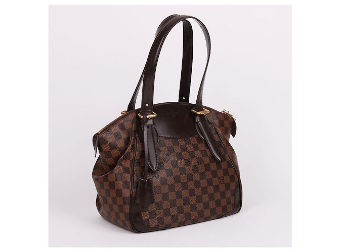 Louis Vuitton Borsa a tracolla Verona MM Damier da donna Marrone - vista 4