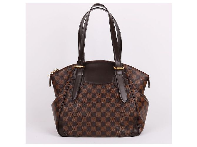 Louis Vuitton Borsa a tracolla Verona MM Damier da donna Marrone - vista 5
