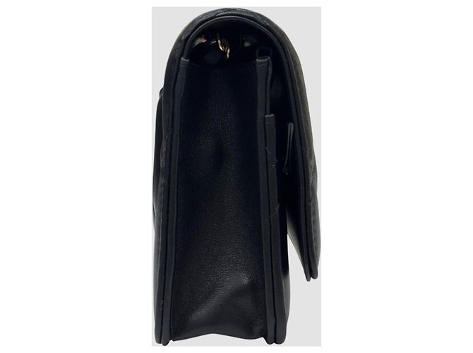 Chanel WOC Season in agnello con finitura satinata nero oro - vista 5